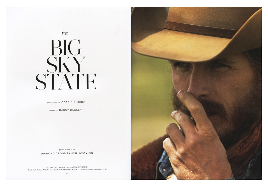 Spread from Fall 2014 Man of the World magazine, featuring Pendleton's Thomas Kay line. 
