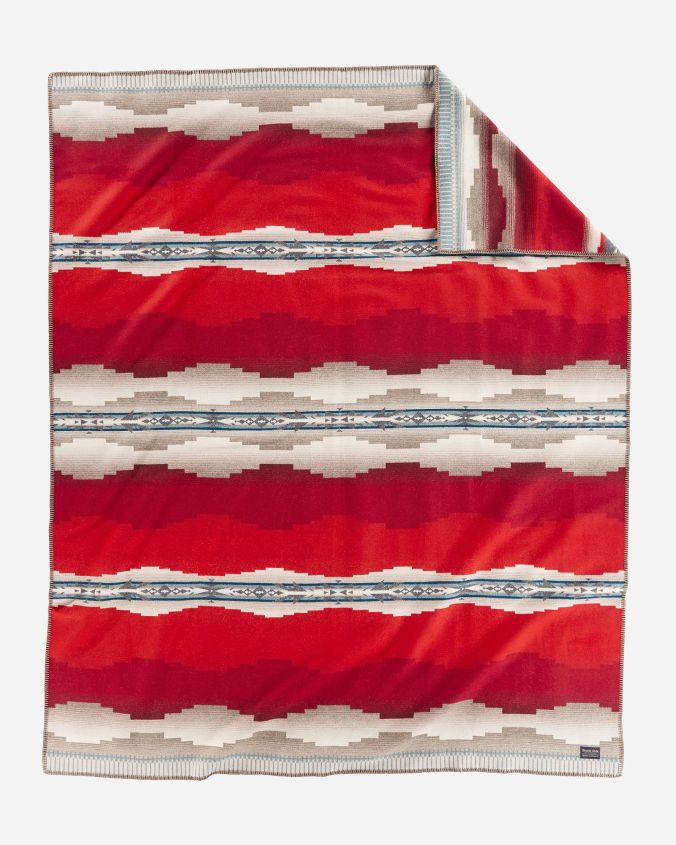 The Alamosa blanket by Pendleton - red, beige, blue
