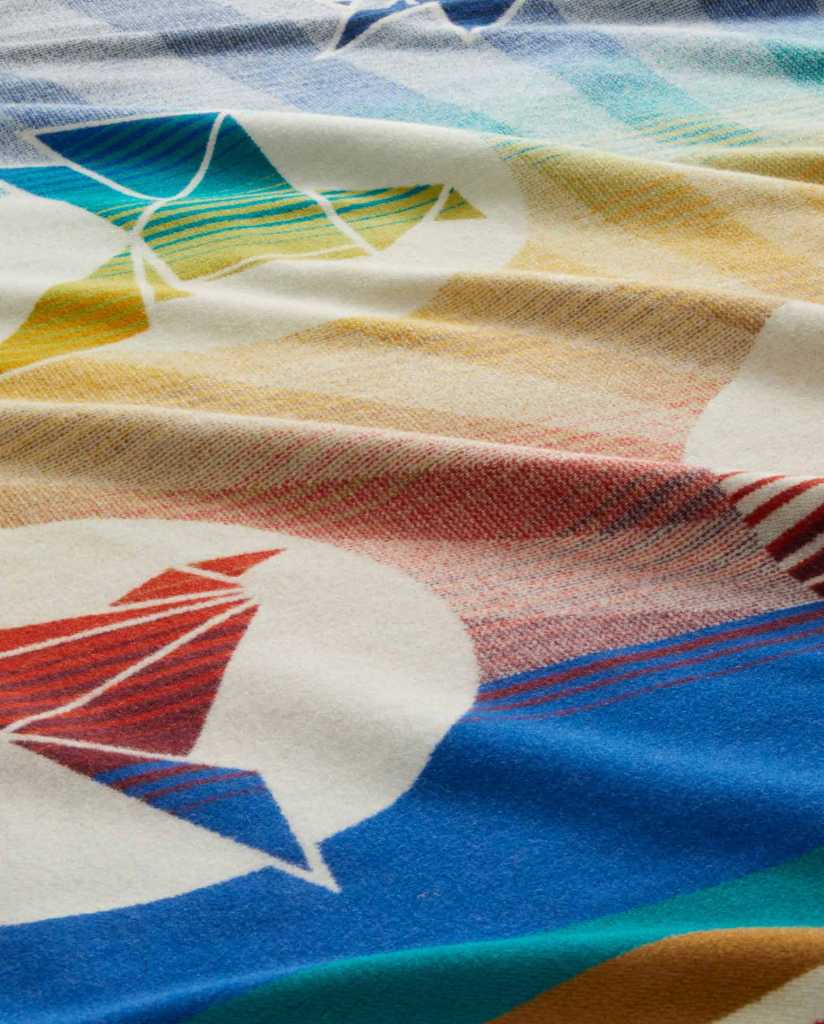 Close up of The Healing BLanket, by Pendleton